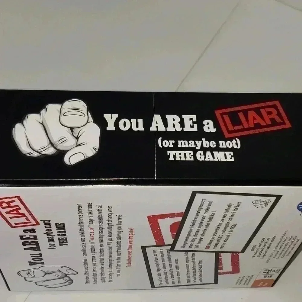 Outset Media You are A Liar Fact Or Fiction Guessing Party Card Game NWOT
